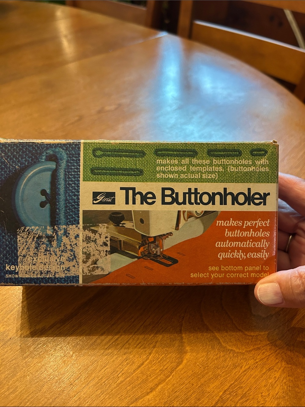 Greist Buttonholer Sewing Attachment Model # 1